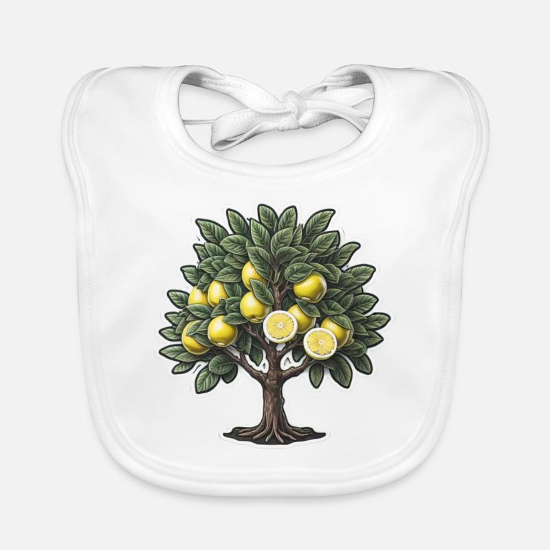Zitronenbaum Baby Bio-Lätzchen