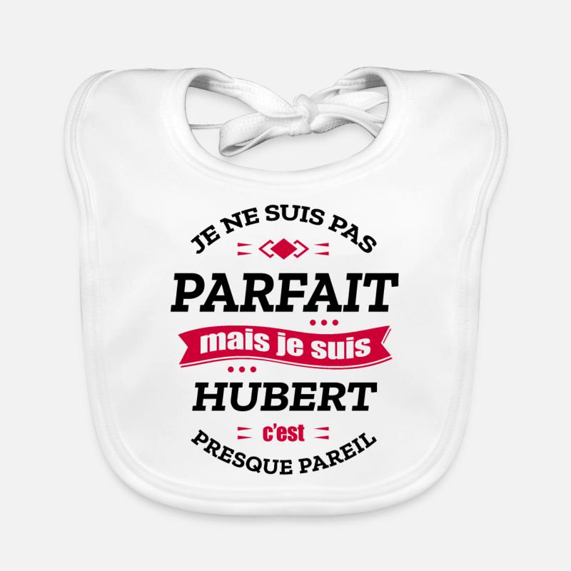 HUBERT PARFAIT - PRENOM HUBERT Bavoir bio Bébé