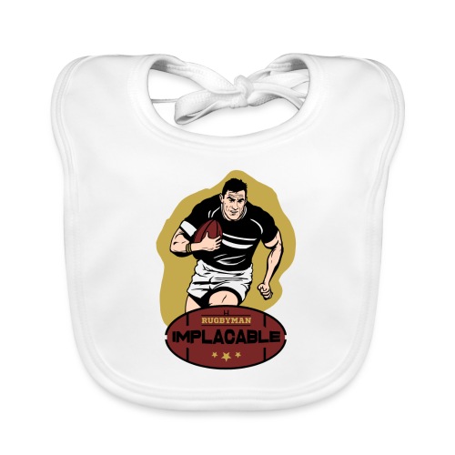 RUGBYMAN IMPLACABLE ! - Organic Baby Bibs