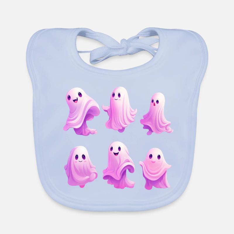Fantômes mignons Bavoir bio Bébé