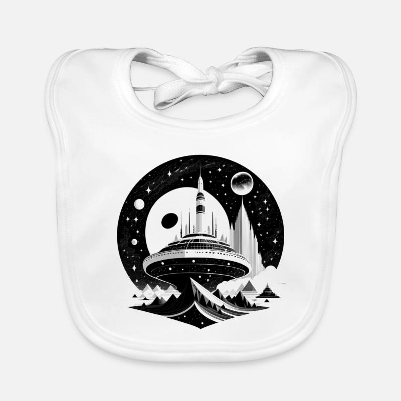 Space City 05 Baby Bio-Lätzchen