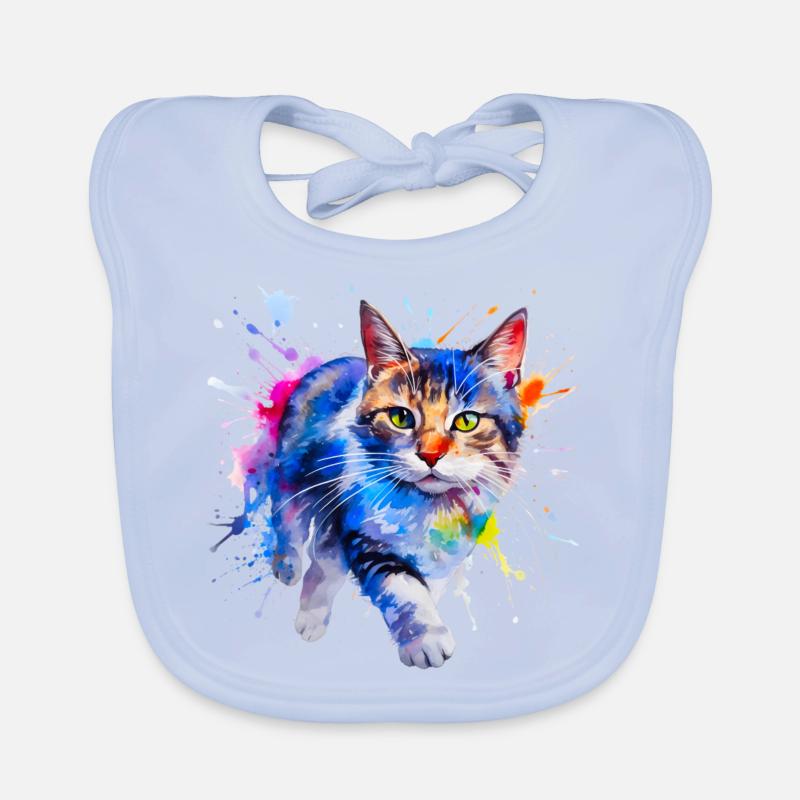 Katze, Kätzchen Baby Bio-Lätzchen