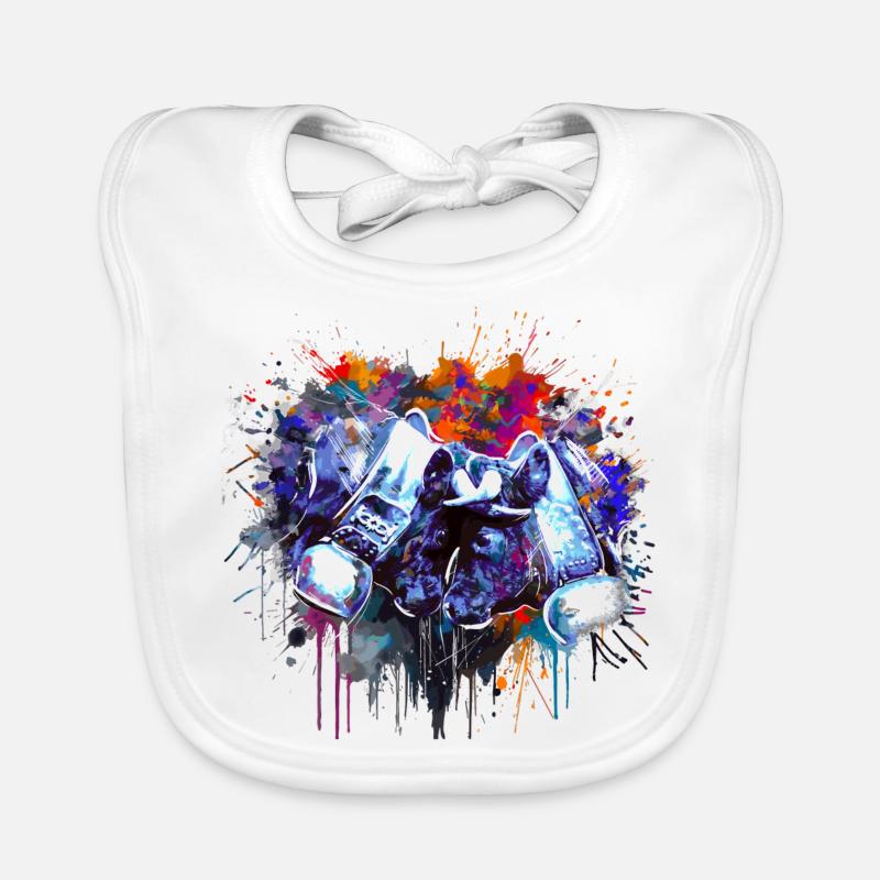 Kampfkuh, Schweizer Walliser Herdenskuh Baby Bio-Lätzchen