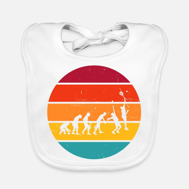 Paddle Racket Paddle Tennis Paddle Paddeltennis Organic Baby Bibs