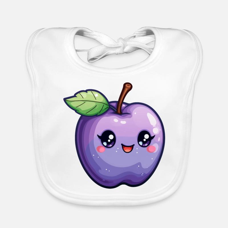 Apple Children's Subject Organic Baby Bibs