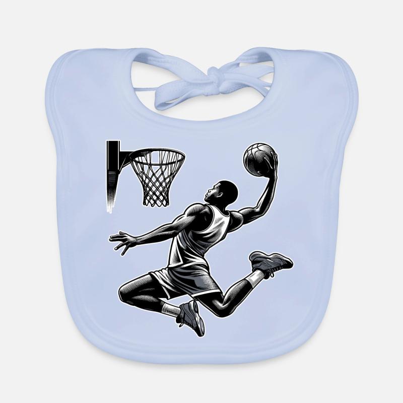 Basketball Dunking Geschenk Baby Bio-Lätzchen