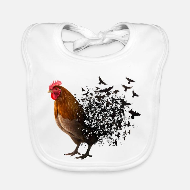 Huhn Baby Bio-Lätzchen