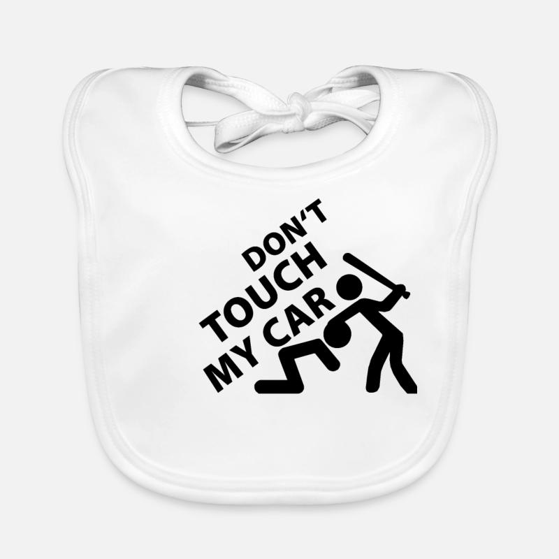 Don't Touche my Car Bavoir bio Bébé