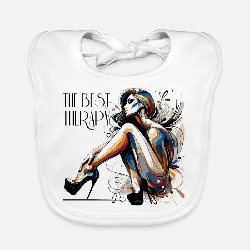 Best Therapy High Heels High Heels Gift Organic Baby Bibs