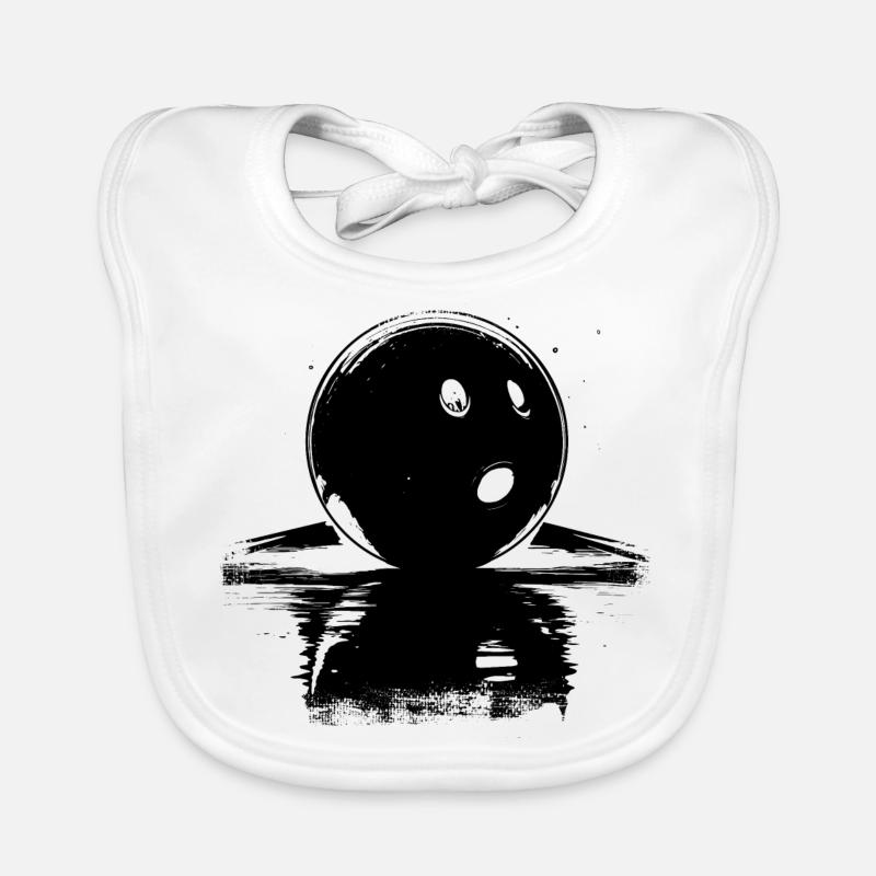 Boule de bowling Bavoir bio Bébé