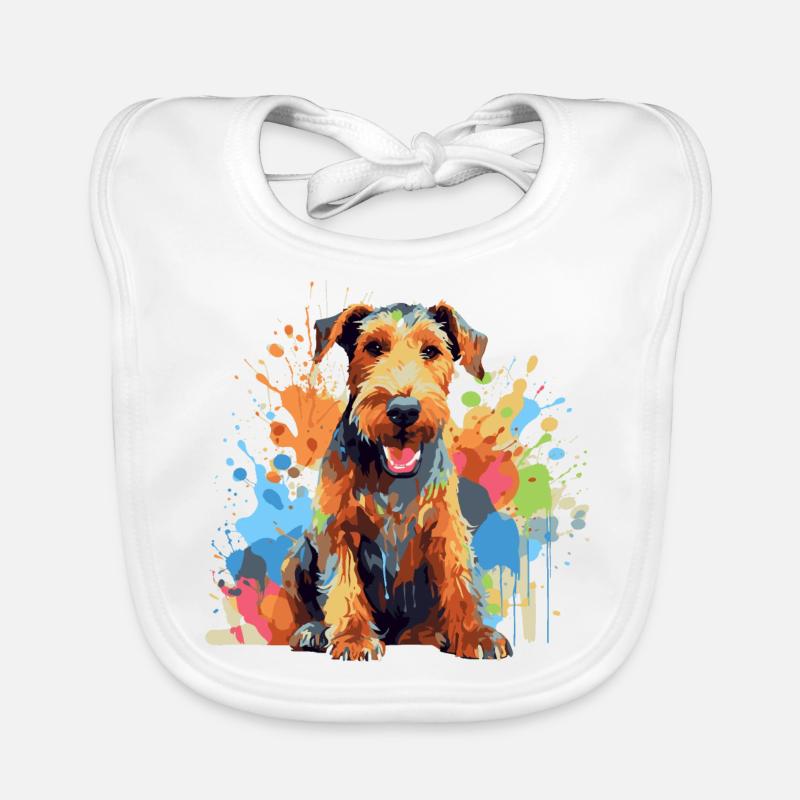 Fox Terrier à poil dur Bavoir bio Bébé