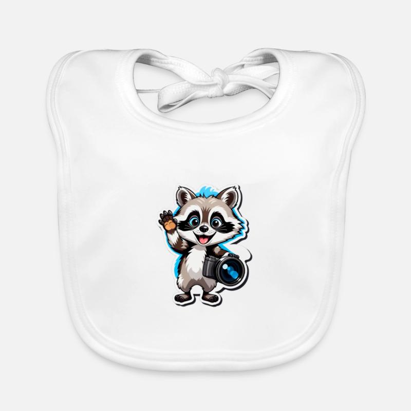 Waschbär-Entdecker Baby Bio-Lätzchen