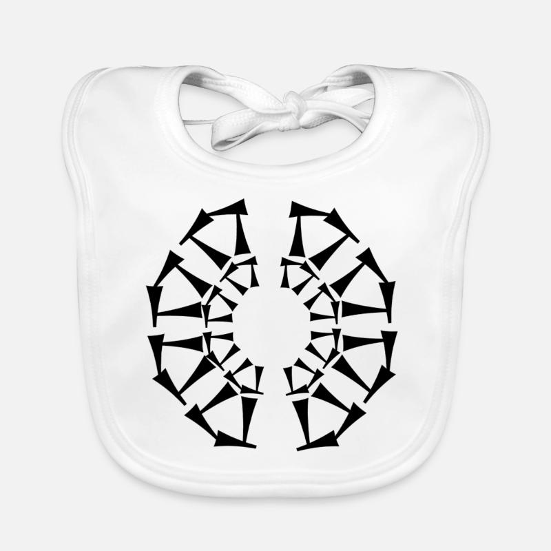 Tri-Circular Design Baby Bio-Lätzchen