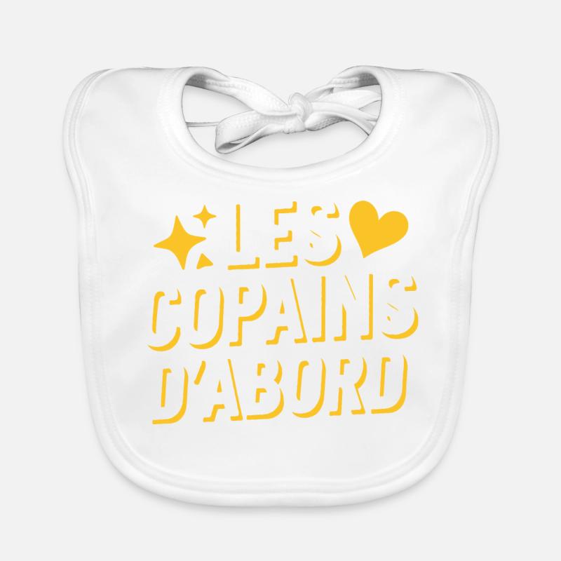 Les copains d'abord Bavoir bio Bébé