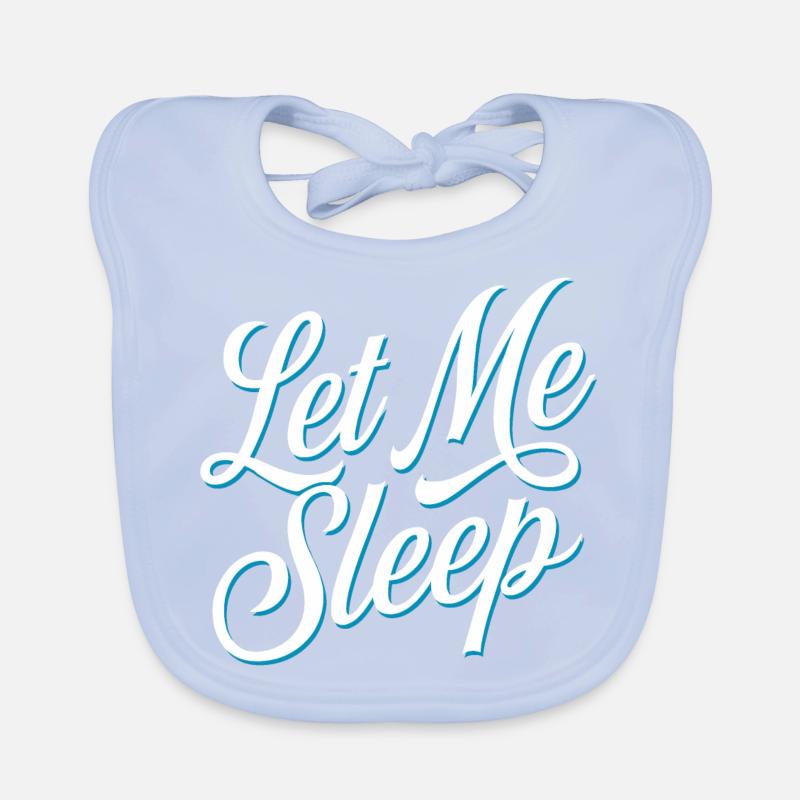 Let me sleep Bavoir bio Bébé
