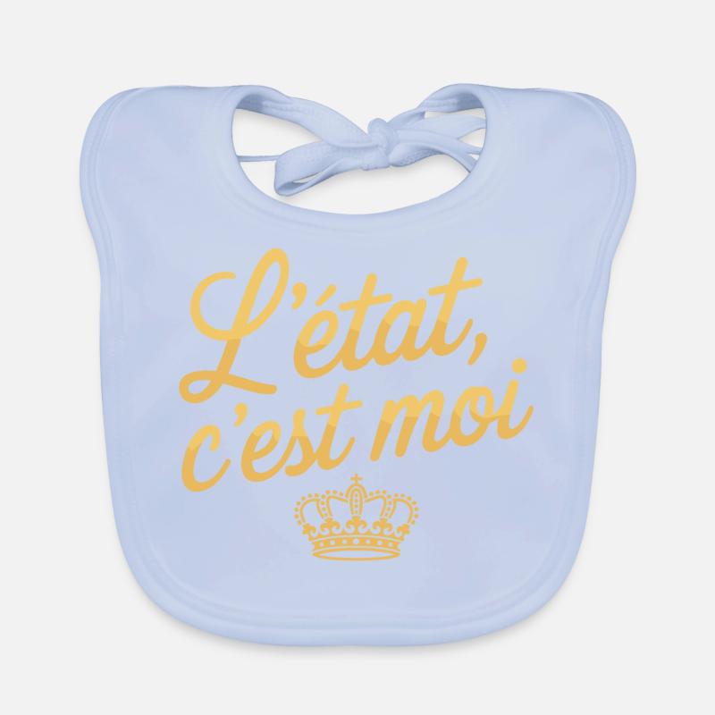 L'Etat c'est moi Bavoir bio Bébé