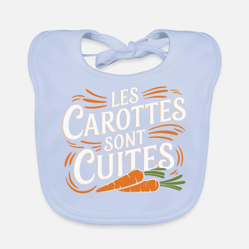 Les carottes sont cuites Bavoir bio Bébé