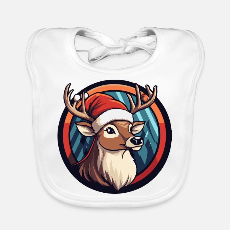 Cerf de Noël Bavoir bio Bébé