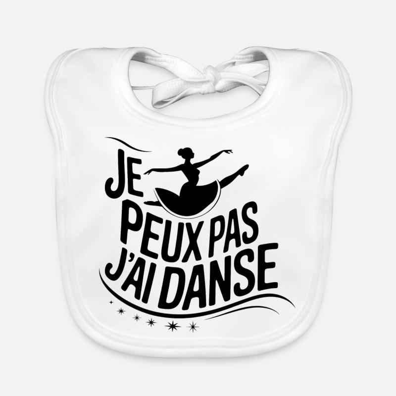 I can't I danced Organic Baby Bibs