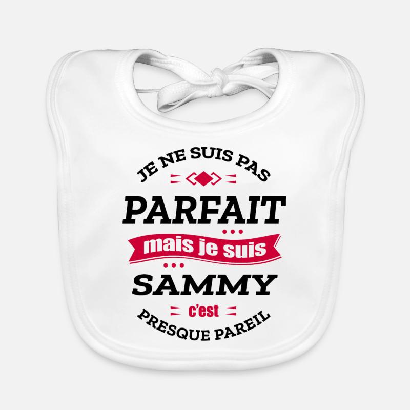 SAMMY PARFAIT - PRENOM SAMMY Bavoir bio Bébé