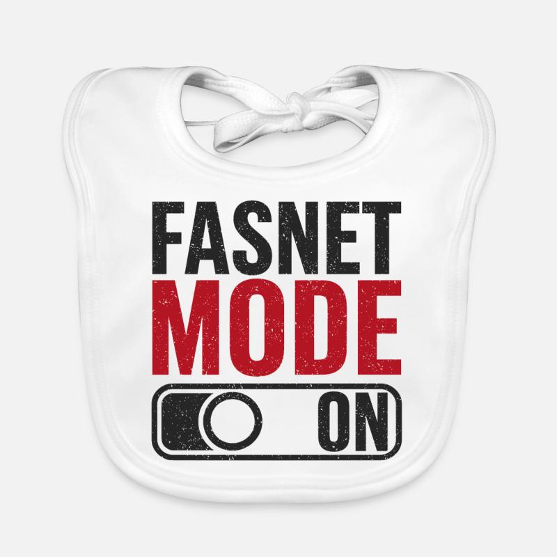 Fasnet Mode On Organic Baby Bibs