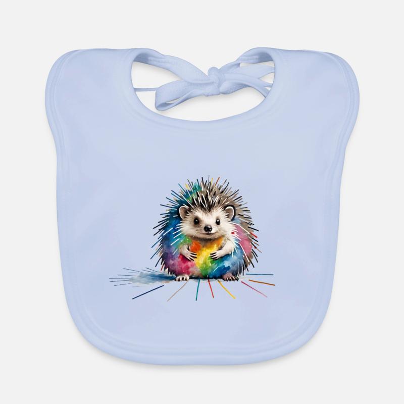 Hérisson Bavoir bio Bébé