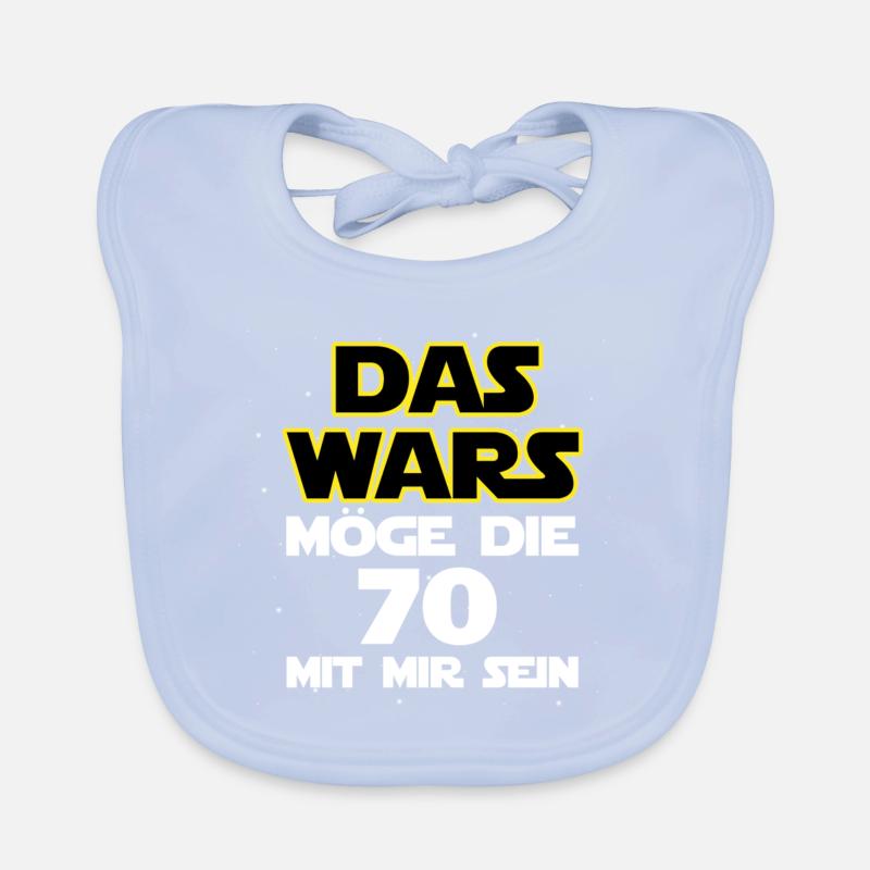 That's it - May the 70 be with me Organic Baby Bibs