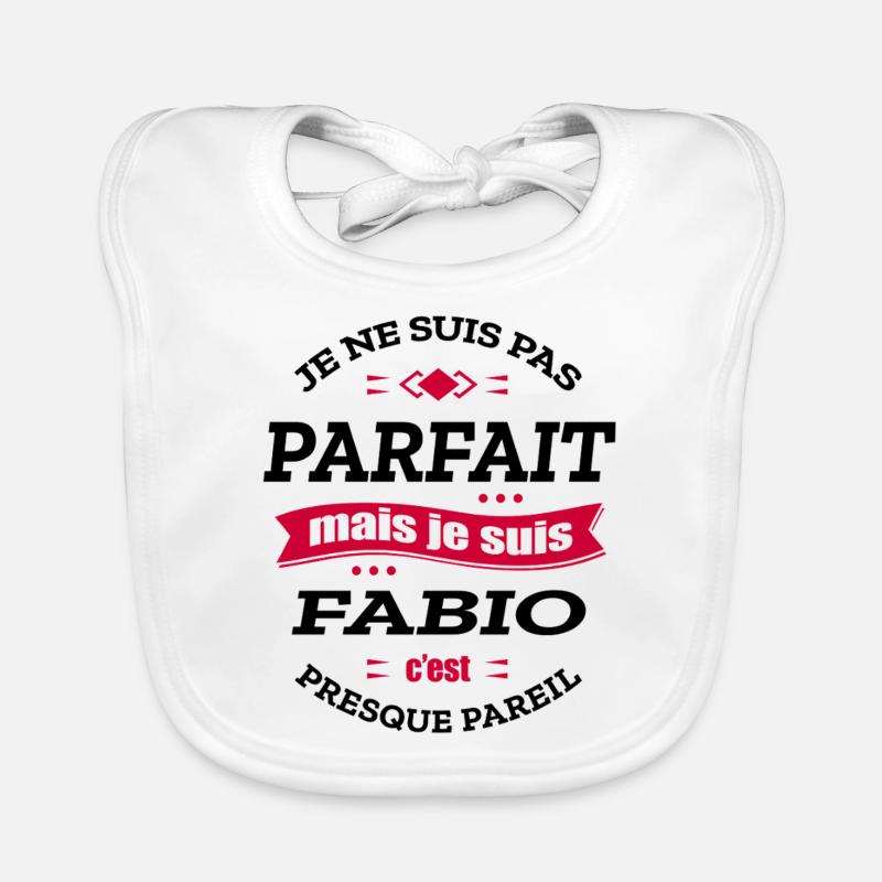 FABIO PARFAIT - PRENOM FABIO Bavoir bio Bébé