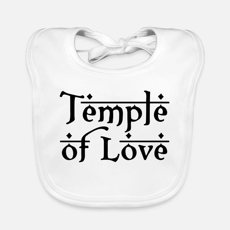 TEMPLE DE L’AMOUR Liebe Tempel Bavoir bio Bébé