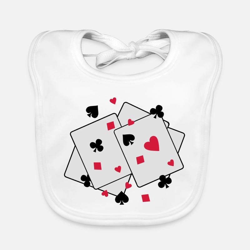 playing cards Organic Baby Bibs