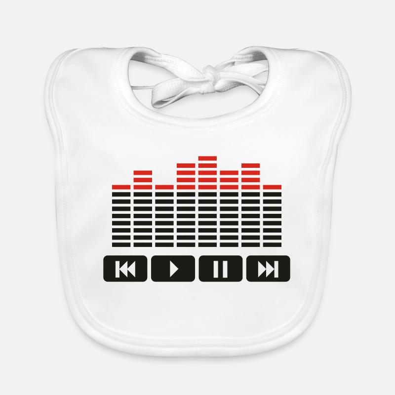 Equalizer audio player dj Bavoir bio Bébé