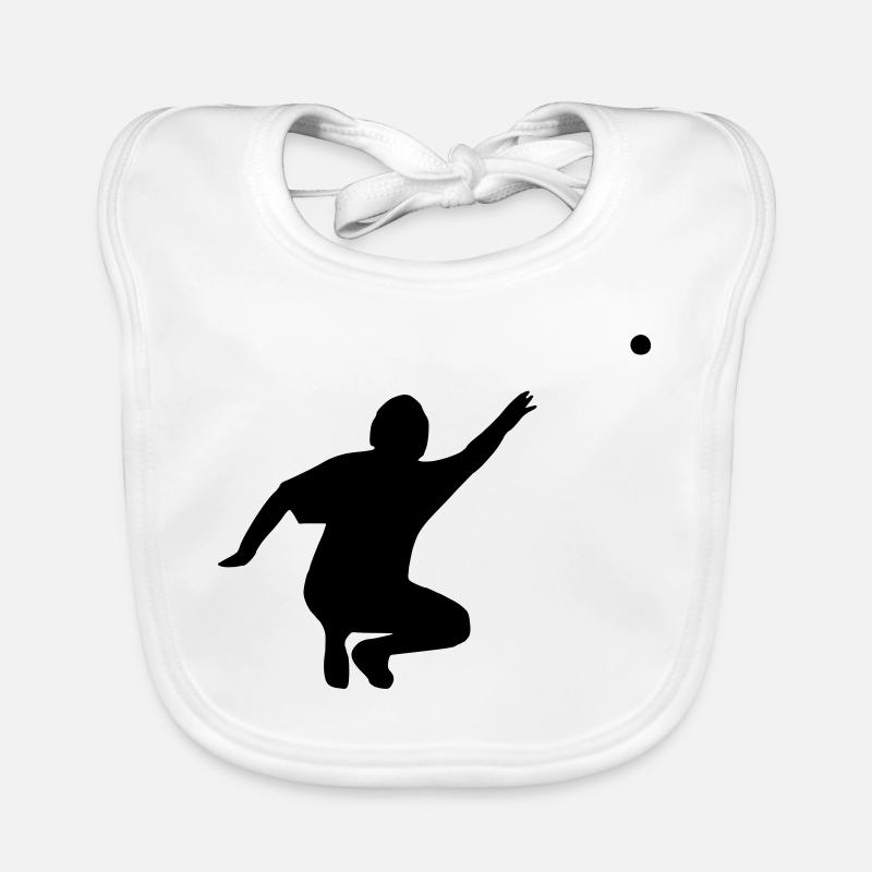 Petanque Spieler Baby Bio-Lätzchen