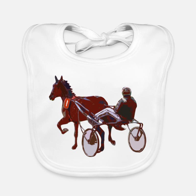 harness racing Organic Baby Bibs