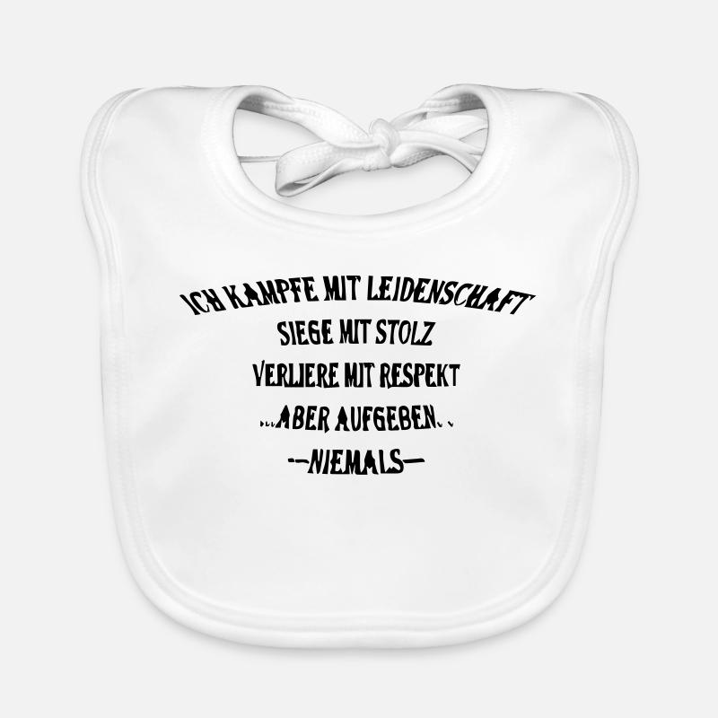 Kämpfe mit stolz Baby Bio-Lätzchen