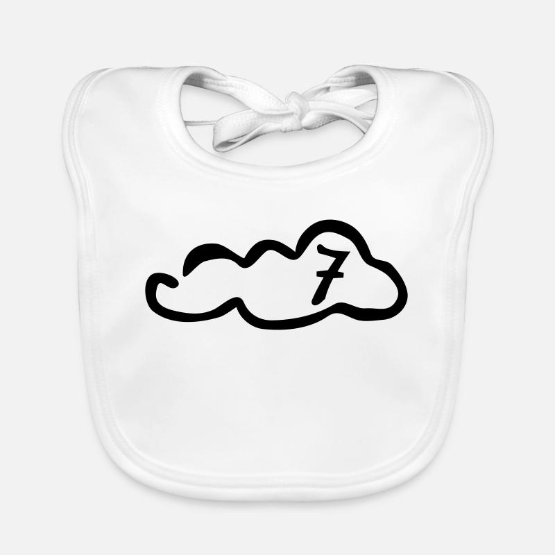 Wolke 7 - Bavoir bio Bébé - blanc