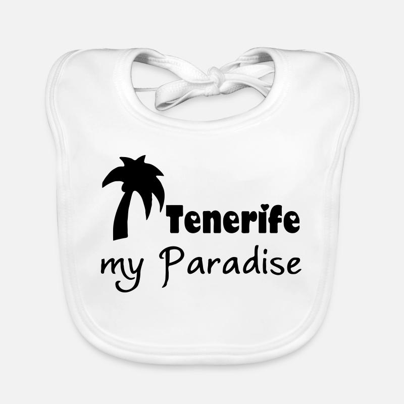 Tenerife Paradise Teneriffa Urlaub Geschenk Baby Bio-Lätzchen