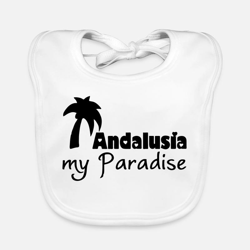 Andalusia Paradise Andalusien Urlaub Geschenk Baby Bio-Lätzchen