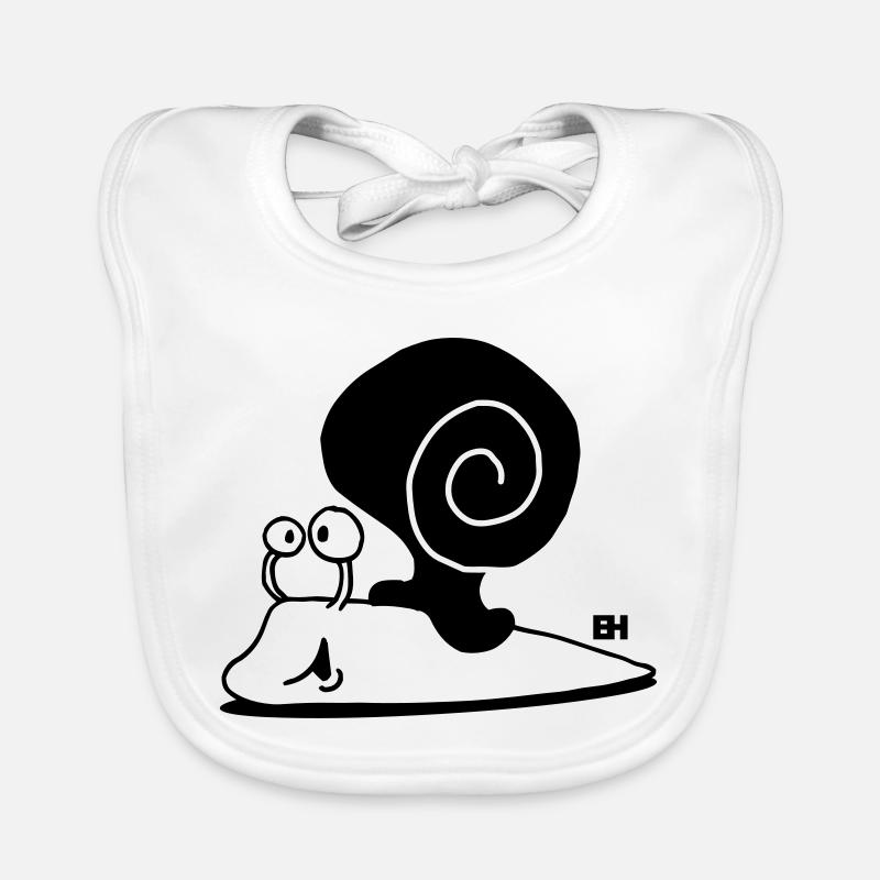 Escargot Bavoir bio Bébé