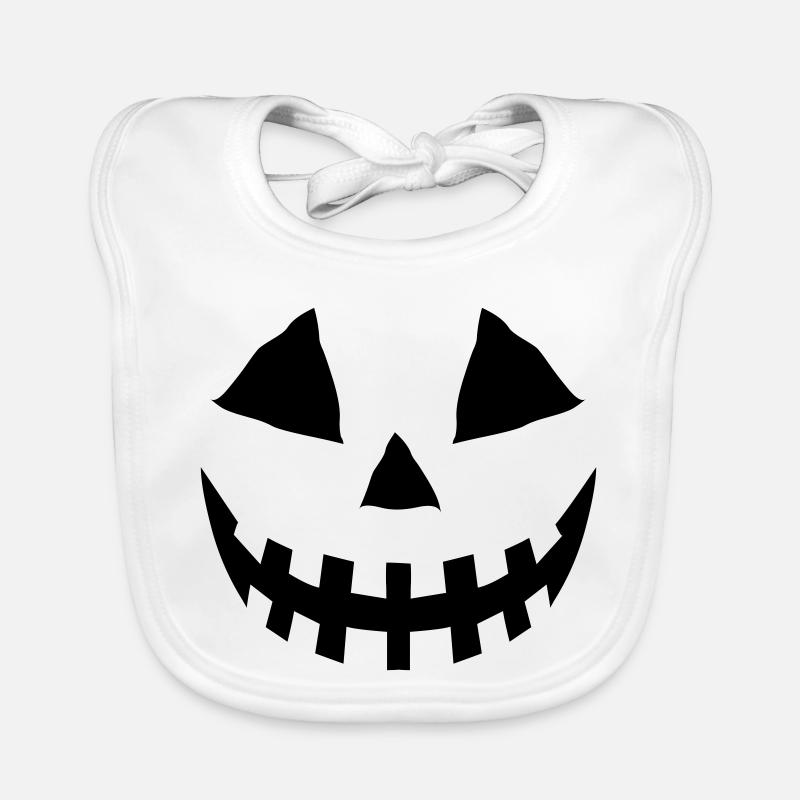 Pumpkin black flex Organic Baby Bibs