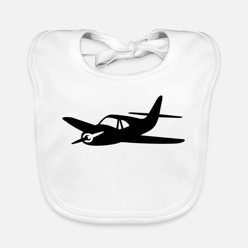 Avions à hélices Bavoir bio Bébé