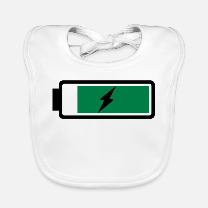 Battery recharging Organic Baby Bibs