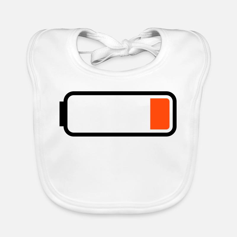 Batterie leer Baby Bio-Lätzchen