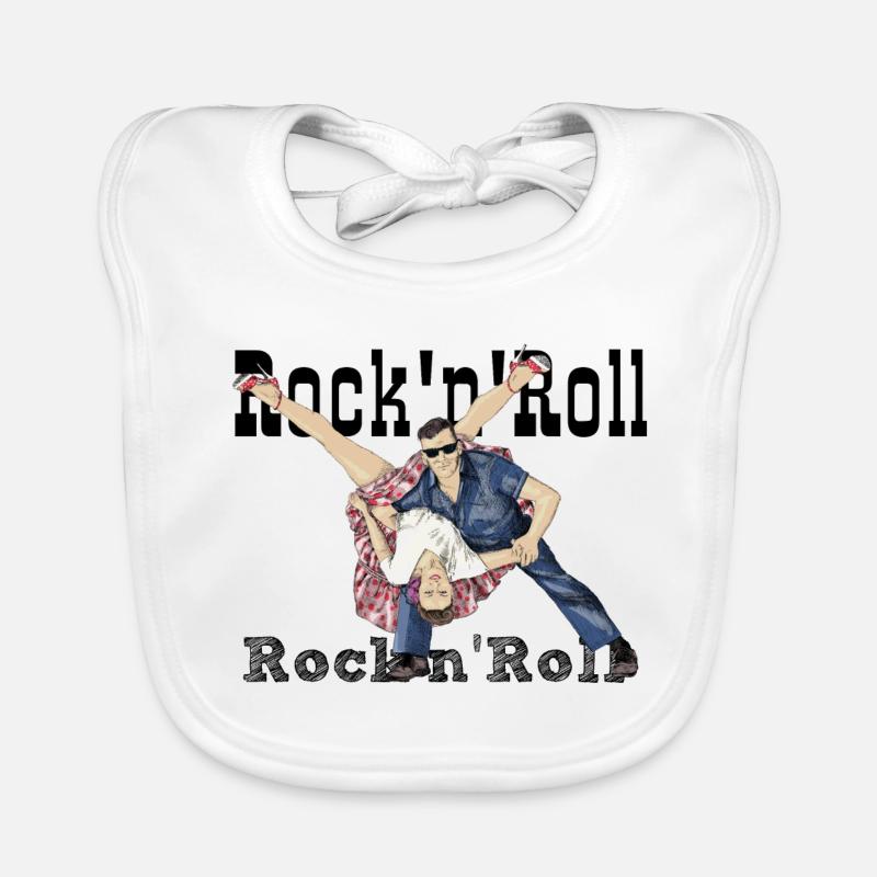 Rock and Roll Organic Baby Bibs