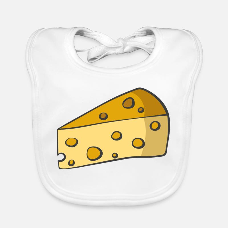 cheese Organic Baby Bibs