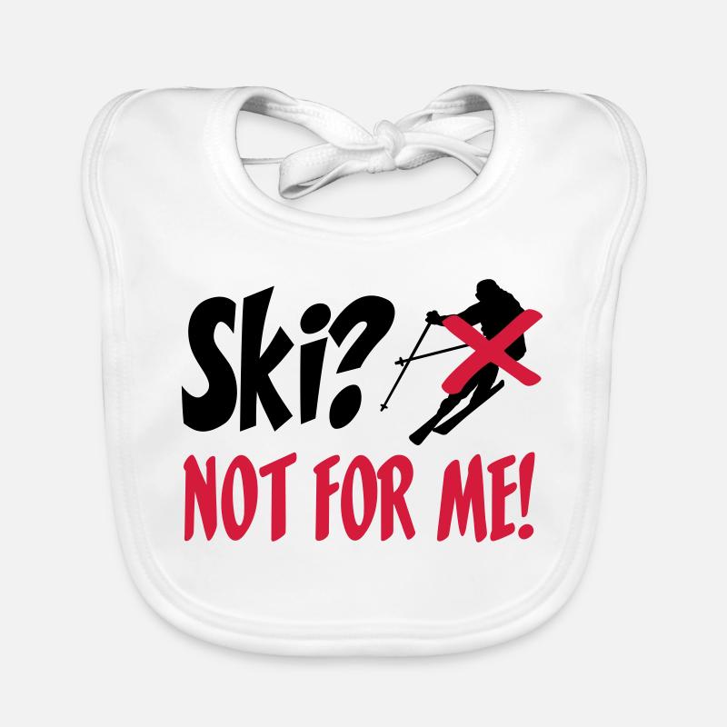 I hate Ski Baby Bio-Lätzchen