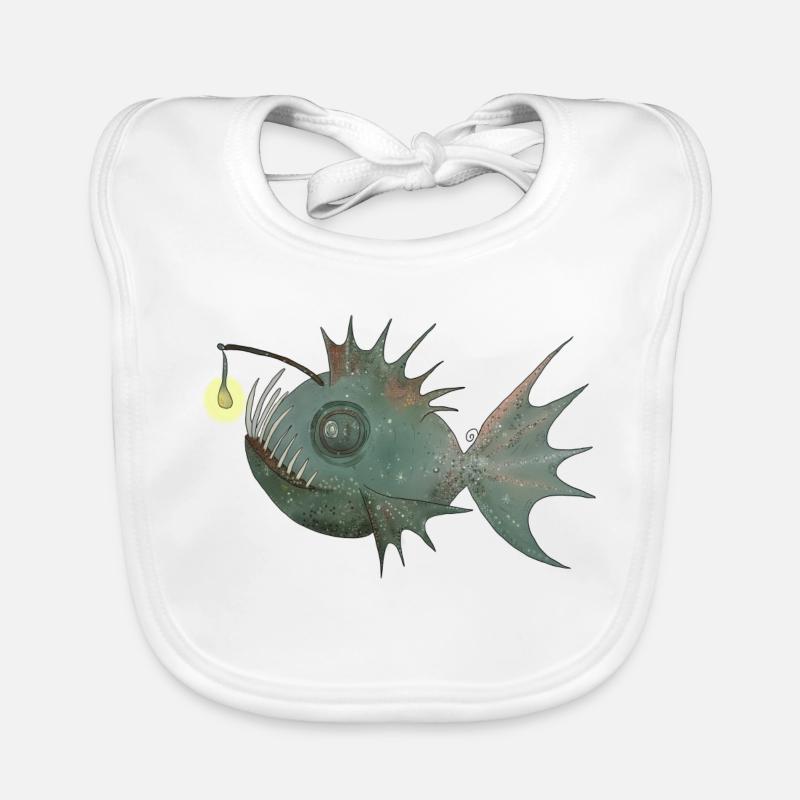 Anglerfisch Baby Bio-Lätzchen