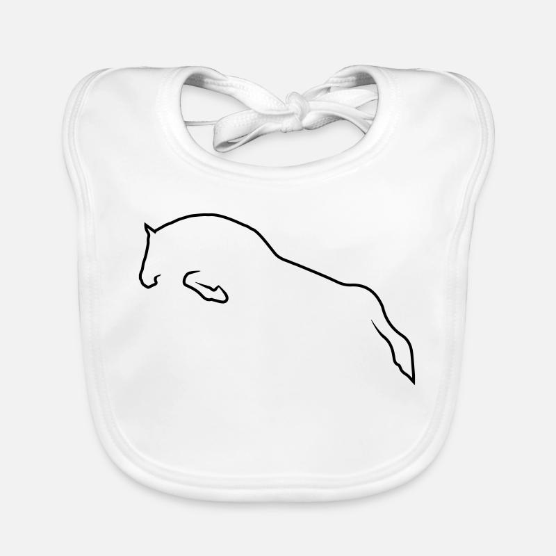 Springpferd Baby Bio-Lätzchen