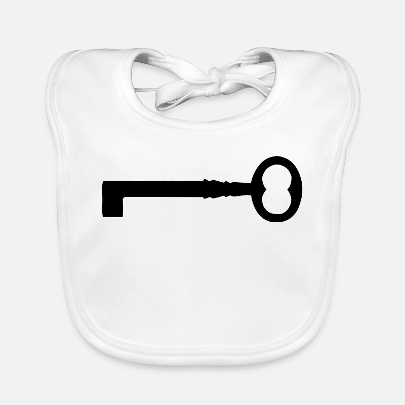 An old key Organic Baby Bibs