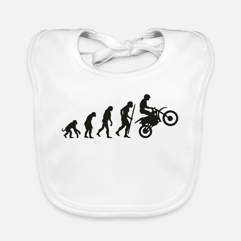 Evolution motorcycling Baby Bio-Lätzchen