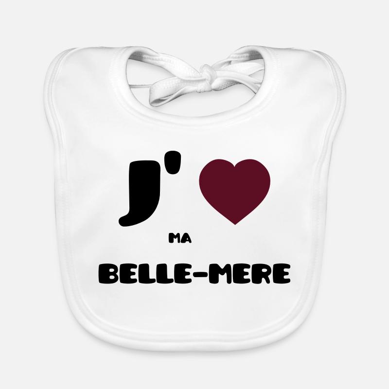 J'aime ma belle-mère (V) Bavoir bio Bébé